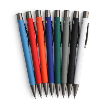 Penna a sfera in alluminio riciclato Emmett