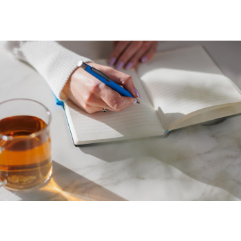Penna a sfera in alluminio riciclato Emmett