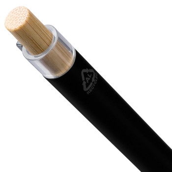 Penna a sfera in alluminio riciclato laccato Maren