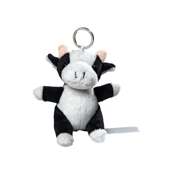 plush cow with keychain