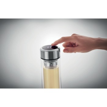 POLE GLASS - Thermos con termometro touch