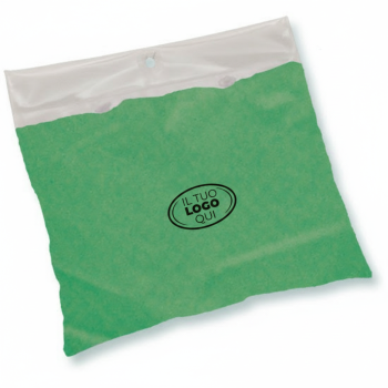 Poncho colorato in PVC con bottoni a pressione e busta coordinata