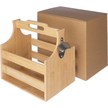 Portabottiglie in bambù Hans