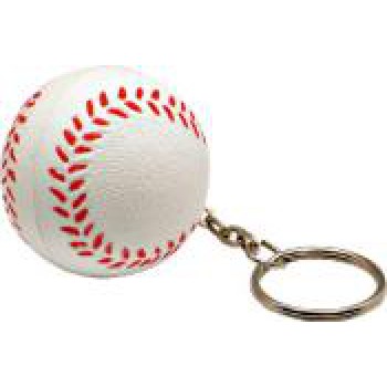 Portachiavi  antistress con riproduzione di pallina vari sport  in materiale gommoso.