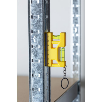 Portachiavi con livella in ABS riciclato Indira