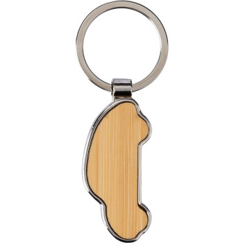 Portachiavi in lega di zinco a forma di automobile Angelika