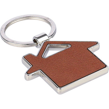 Portachiavi in pelle riciclata a forma di casa Jim