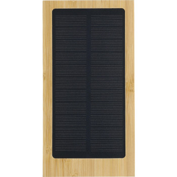 Power bank solare in bambù Elz