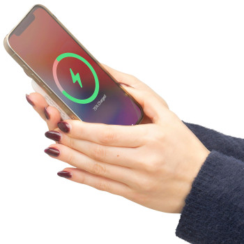 Powerbank wireless in ABS riciclato Miren