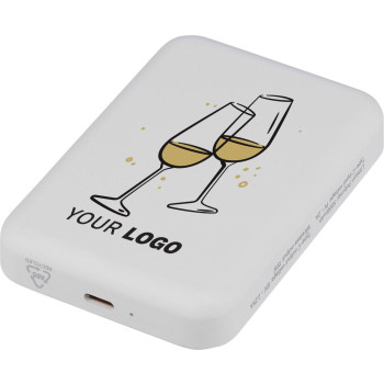 Powerbank wireless in ABS riciclato Miren