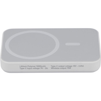 Powerbank wireless in ABS riciclato Miren