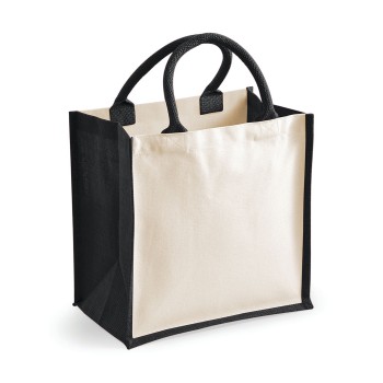 PRINTER'S MIDI JUTE BAG 100%J