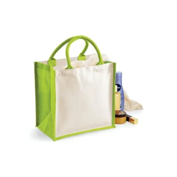 Printers Midi Jute Tote