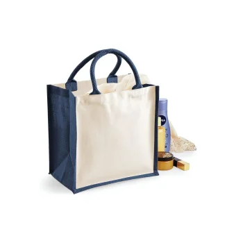 Printers Midi Jute Tote