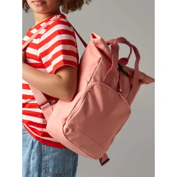 Recycled Mini Twin Handle Roll-Top Backpack