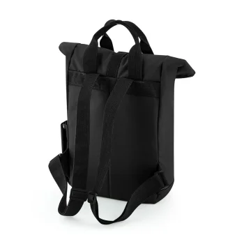 Recycled Mini Twin Handle Roll-Top Backpack