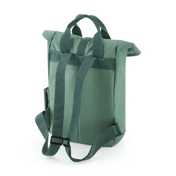 Recycled Mini Twin Handle Roll-Top Backpack