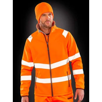 Recycled printable safety softshell