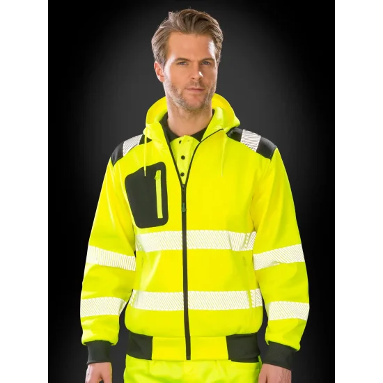 Recycled Robust Zipped Safety Hoody