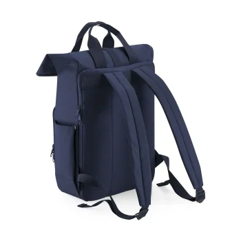 Recycled Twin Handle Roll-Top Laptop Backpack