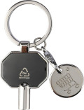 Recycled zinc alloy radiator bleed keychain Mara