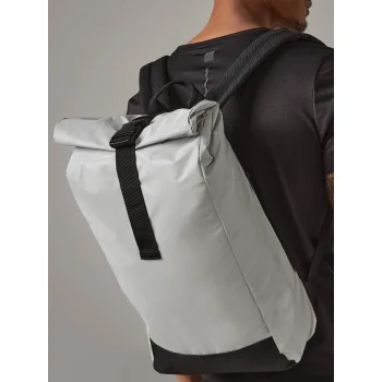 Reflective Roll-Top Backpack