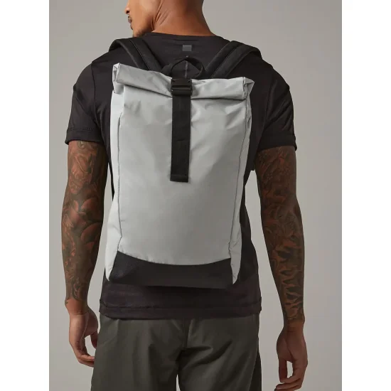 Reflective Roll-Top Backpack