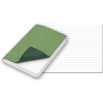 REFLEXA blocco f.to 12,5x20,3, a righe, 224 pg. in vivella bicolore. Astuccio di confezione.