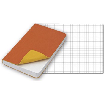 REFLEXA blocco f.to 9x14, a quadretti, 224 pg. in vivella bicolore. Astuccio di confezione.