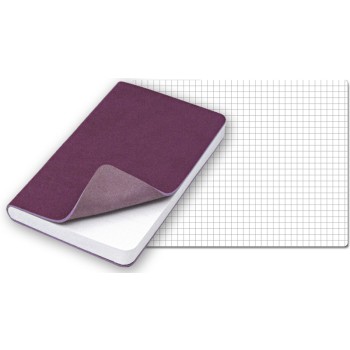 REFLEXA blocco f.to 9x14, a quadretti, 224 pg. in vivella bicolore. Astuccio di confezione.