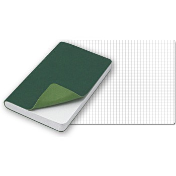 REFLEXA blocco f.to 9x14, a quadretti, 224 pg. in vivella bicolore. Astuccio di confezione.