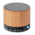 ROUND BAMBOO - Speaker wireless in bamboo