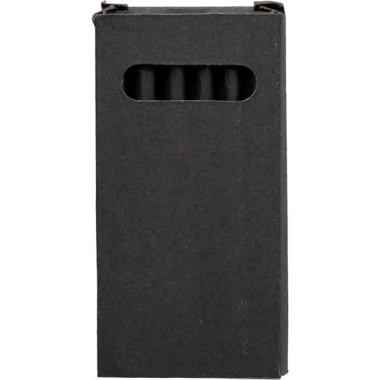 Set 6 matite colorate in legno con rifiniture in nero Holger