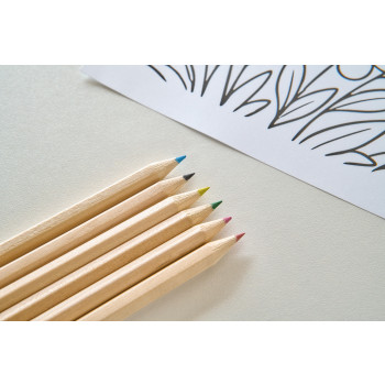 Set di matite colorate Gigi | 6 pezzi