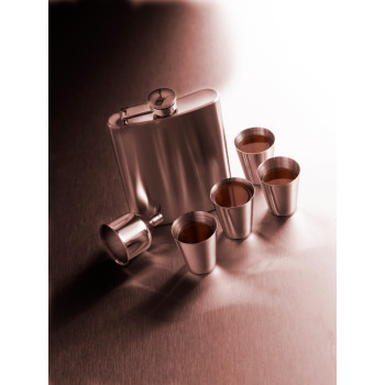 Set Fiaschetta in acciaio inox Brittany