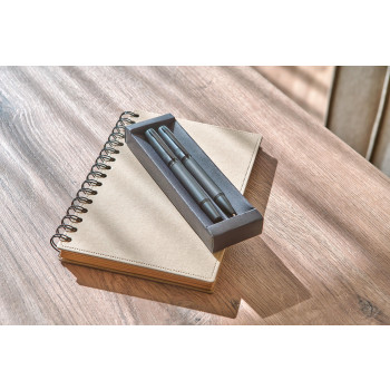 Set scrittura metallo e ottone riciclato Adel