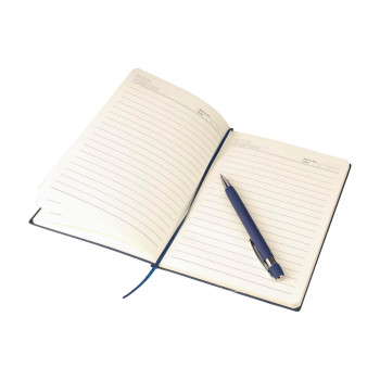 Set taccuino Tarek | Similpelle riciclata | A5 | Con penna