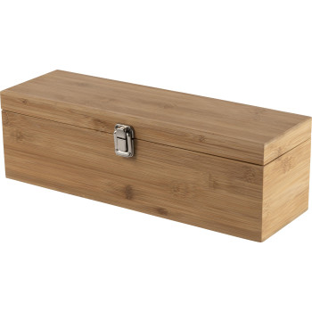 Set vino in bamboo ed acciaio inox Gareth