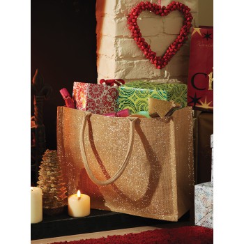 Shimmer Jute Shopper 98%LJ2%M