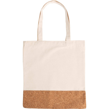 Shopping bag in cotone con base in sughero Dalia