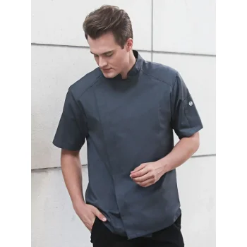 Short-Sleeve Chef Jacket Modern-Look