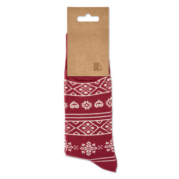 SOC LARGE - Coppia di calzini natalizie L