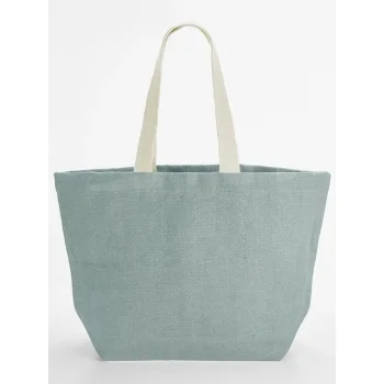Soft Washed Jute Beach Bag 