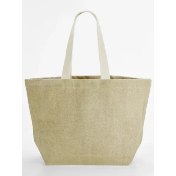Soft Washed Jute Beach Bag 