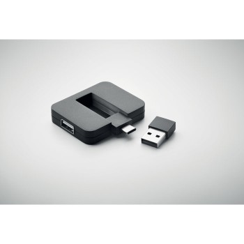 SQUARE-C - Hub USB a 4 porte