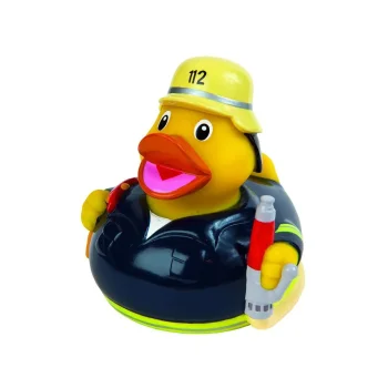 Squeaky duck, firefighter