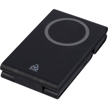 Stazione di ricarica wireless 3-in-1 in ABS riciclato Valerio