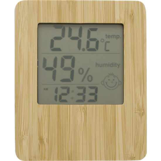 Stazione meteorologica in bamboo e ABS Piper