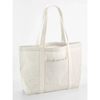 Striped Organic Cotton Shopper