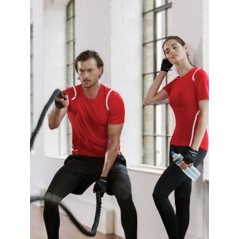 T-SH DONNA COOLTEX M/C 100%P